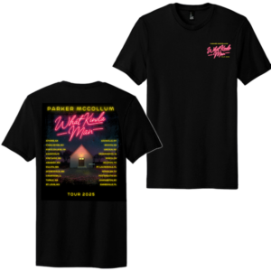 2025 What Kinda Man Black Tour Tee